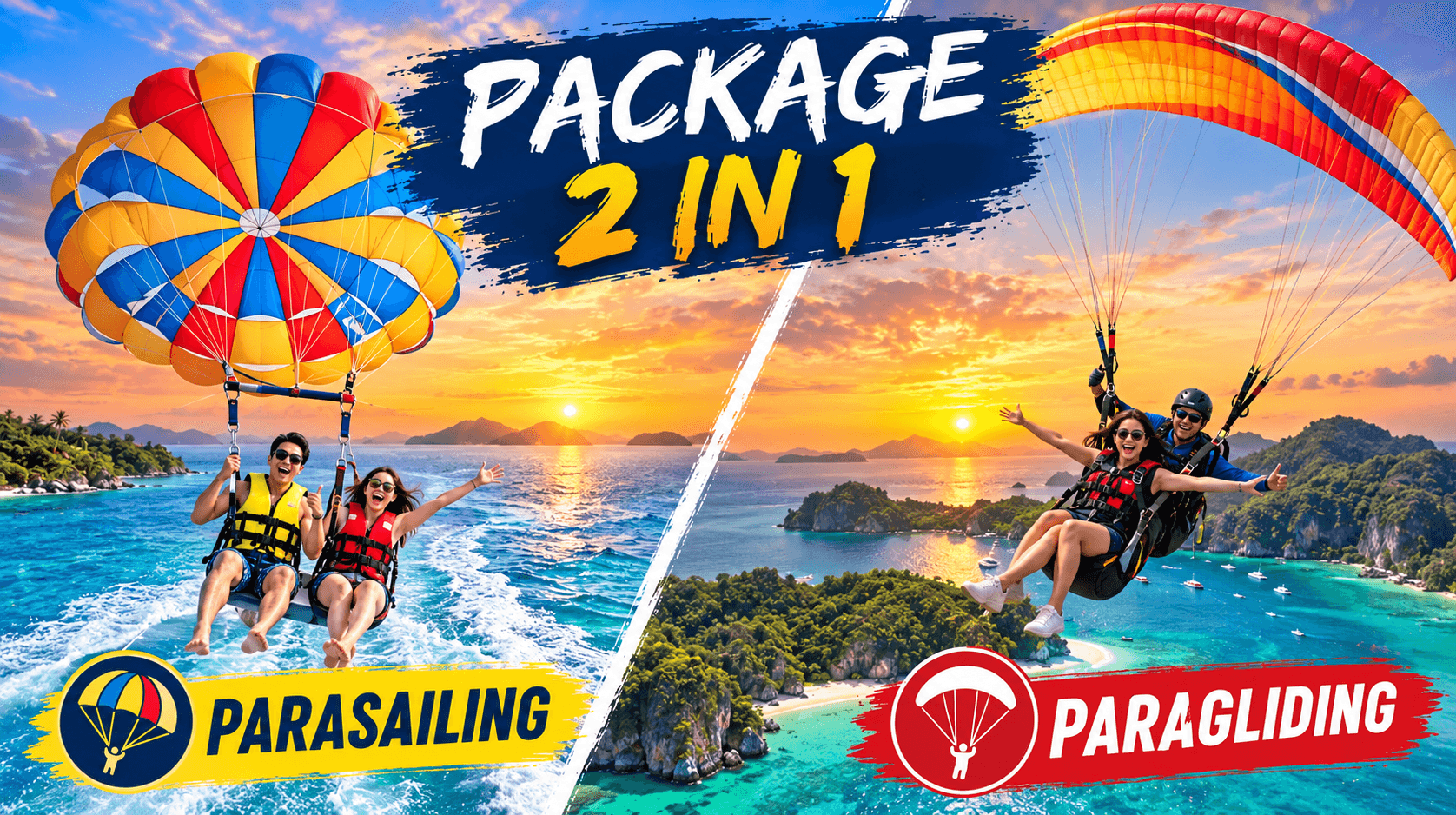 Parasailing + Paragliding