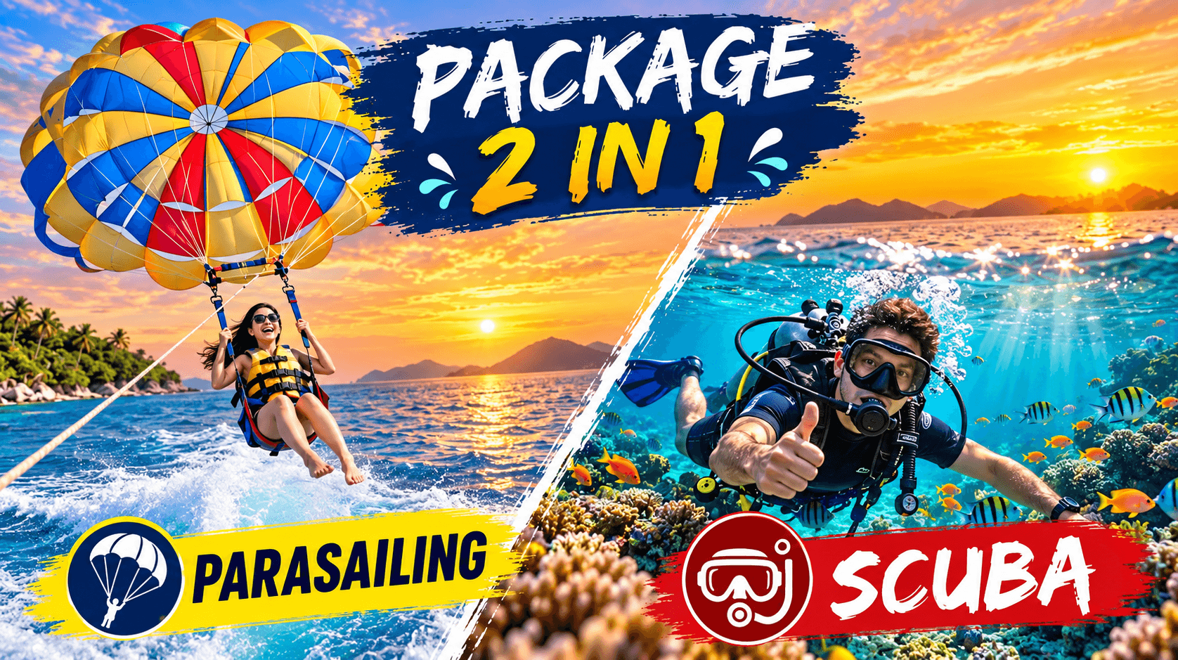 Parasailing + Scuba